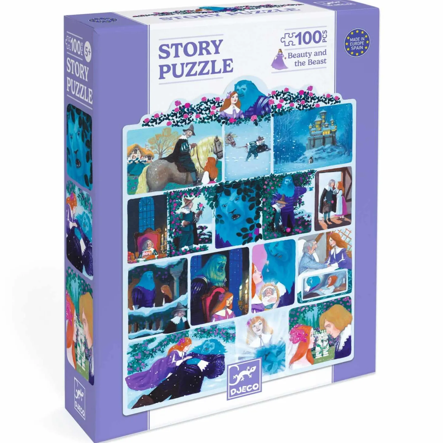 Puzzle opowieść - PIĘKNA I BESTIA 100 el.