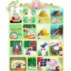 Puzzle opowieść - TRZY MAŁE ŚWINKI 35 el.