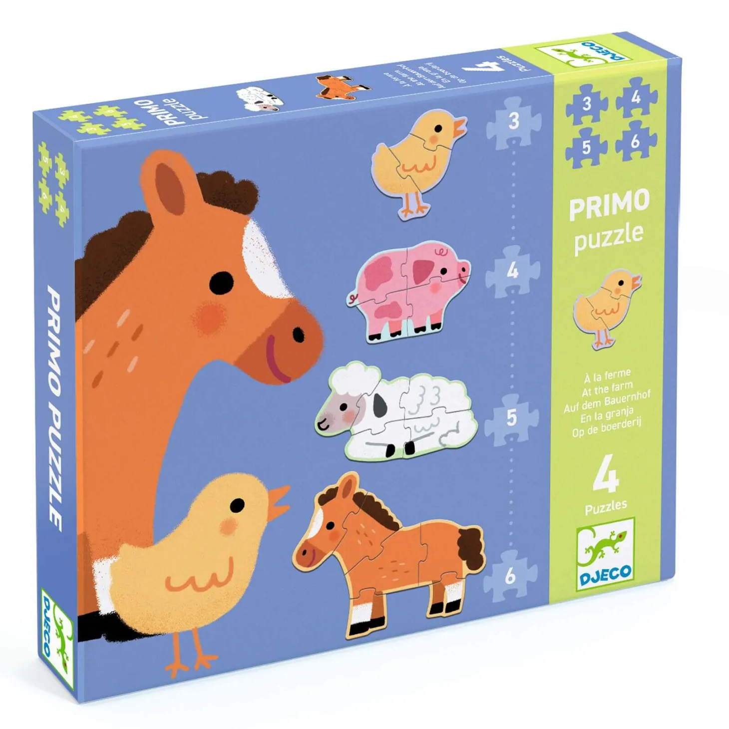 Puzzle progresywne FARMA 3,4,5,6 elem.
