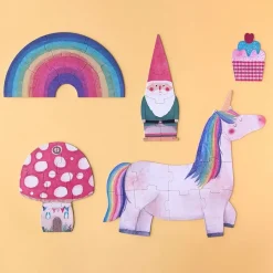 Puzzle progresywne Urodziny Jednorożca