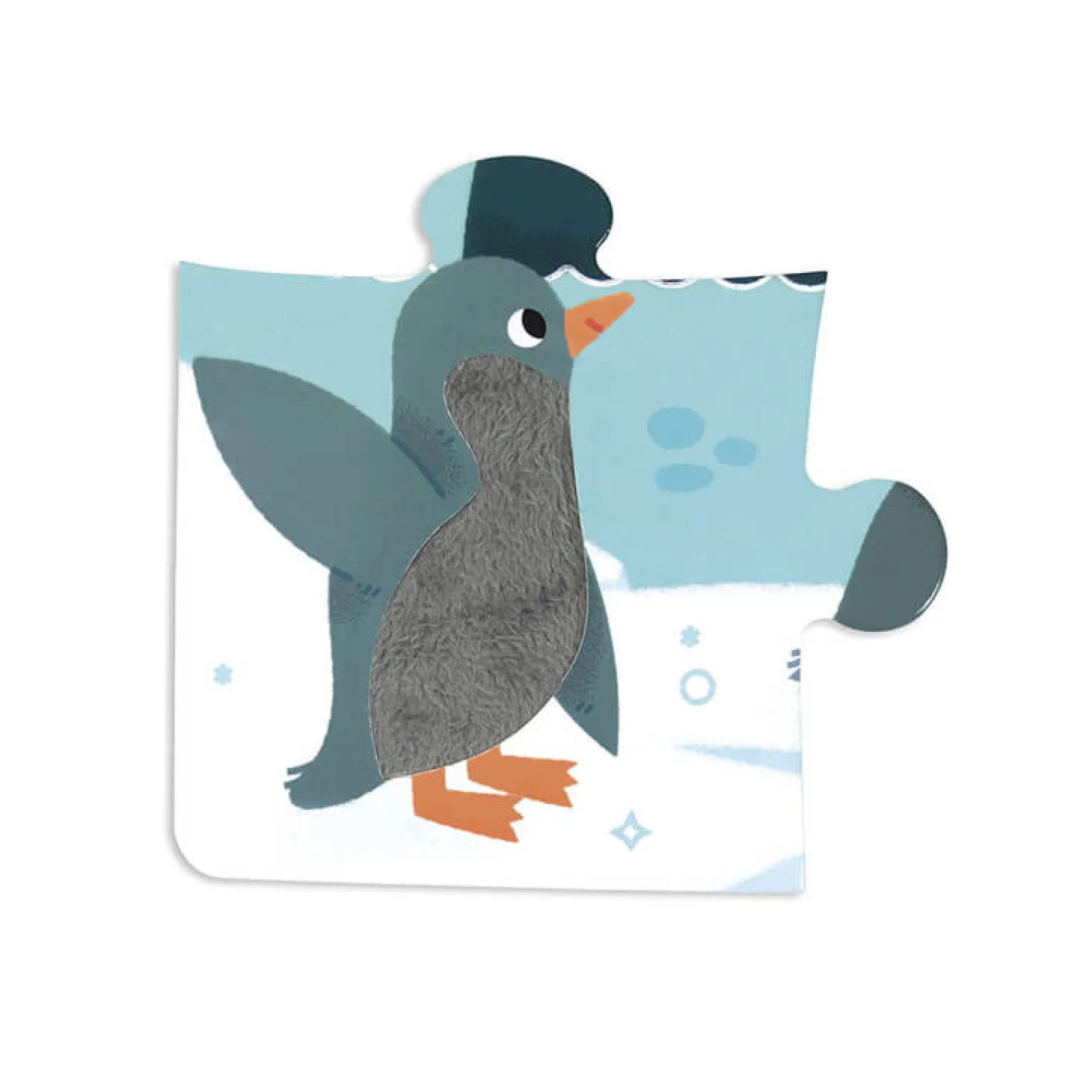 Puzzle sensoryczne dotykowe Kraina polarna 20 el. 2+