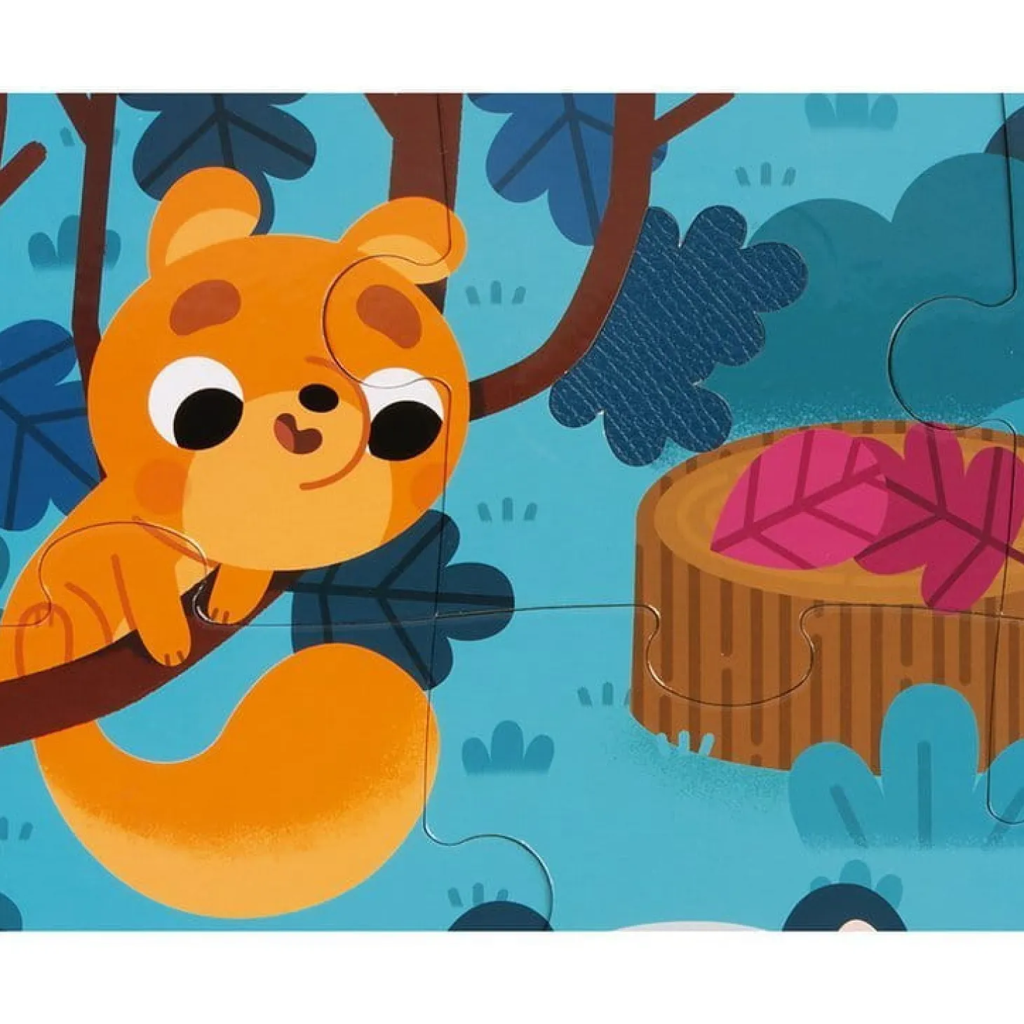 Puzzle sensoryczne 20 elementów Leśne zwierzęta