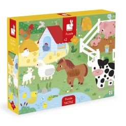 Puzzle sensoryczne Farma 20 el. 2+