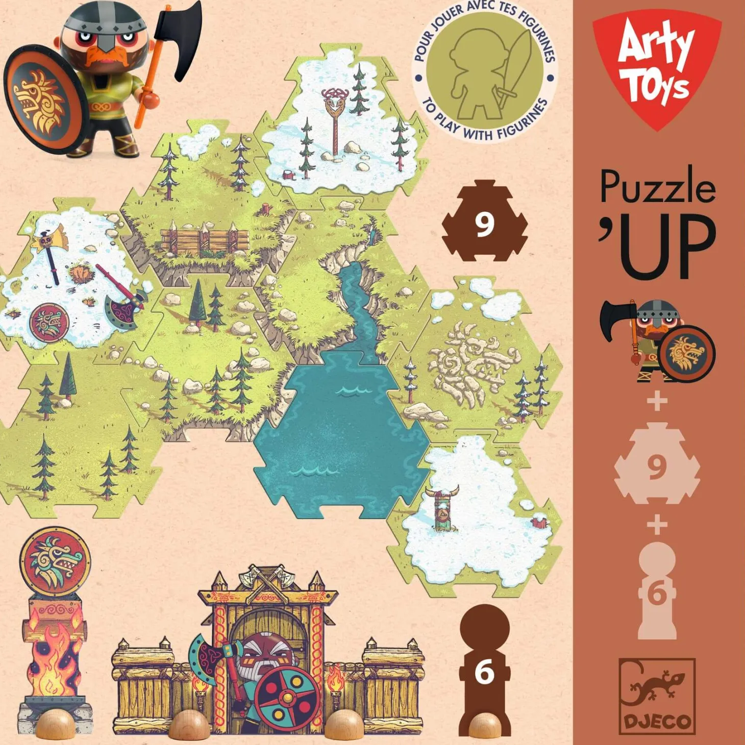 Puzzle tekturowe Arty toys - BARBARIOUS