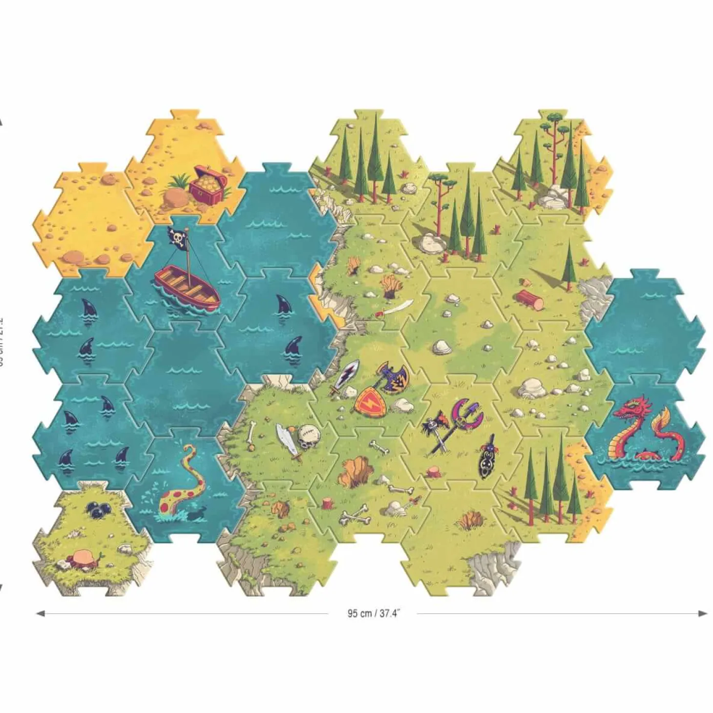 Puzzle tekturowe Arty Toys - BITWA