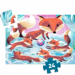 Puzzle tekturowe RUDY LISEK 24 elementy