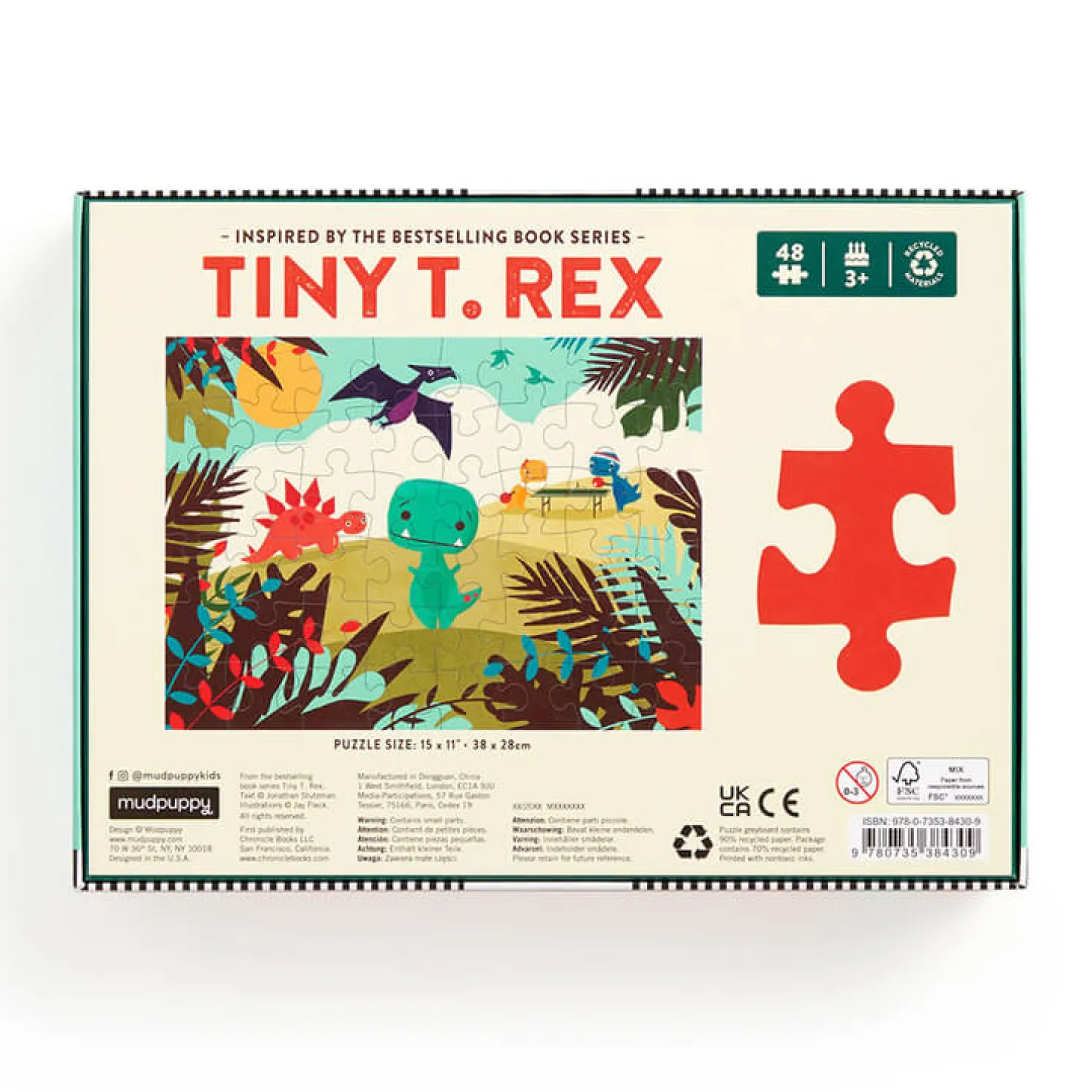 Puzzle Tiny T.rex 48 elementów 3+