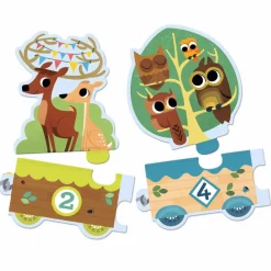 Puzzle trio LEŚNY POCIĄG 20 el.