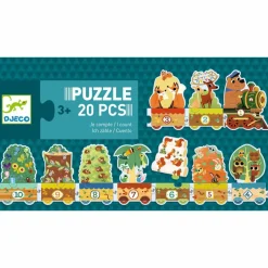 Puzzle trio LEŚNY POCIĄG 20 el.