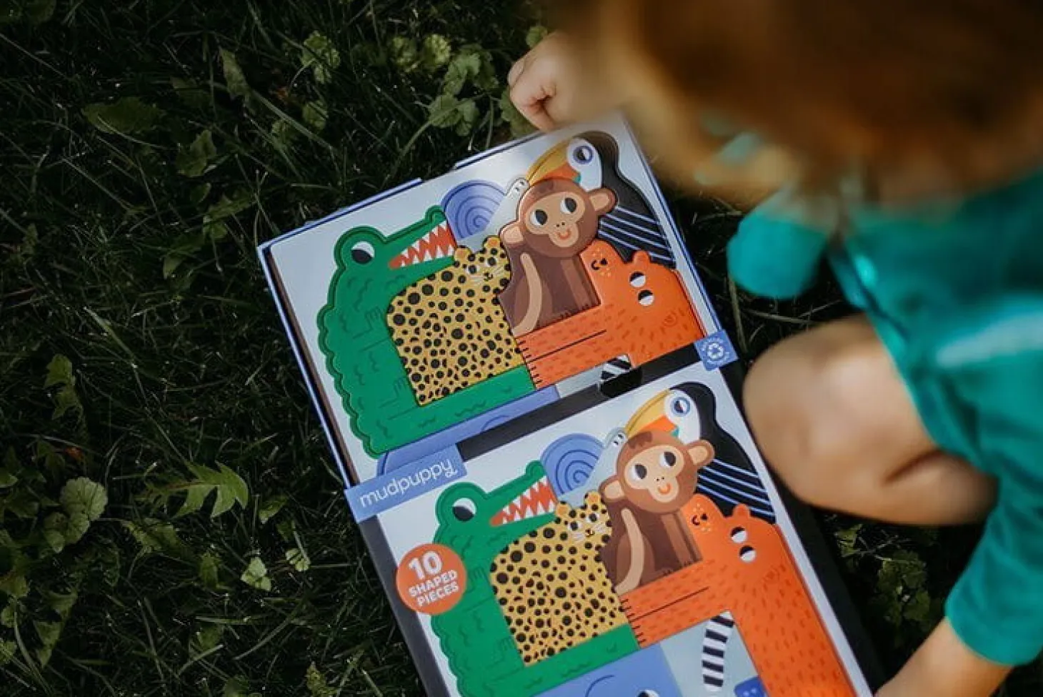 Puzzle układanka Wszyscy razem Dżungla 10 elementów 3+