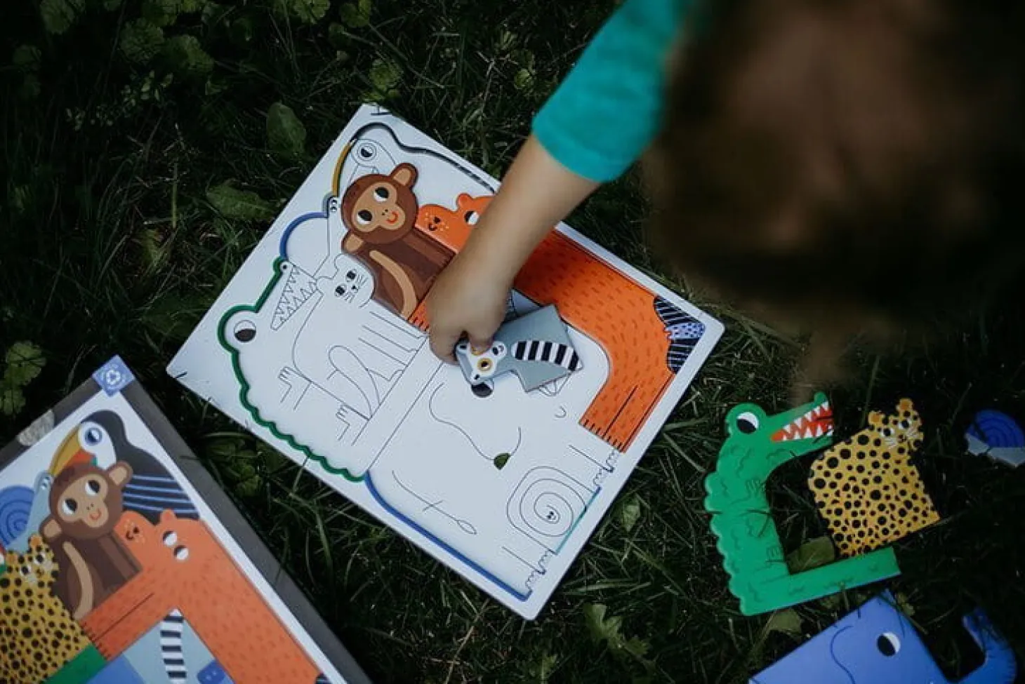 Puzzle układanka Wszyscy razem Dżungla 10 elementów 3+