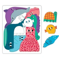 Puzzle układanka Wszyscy razem Ocean 10 elementów 3+