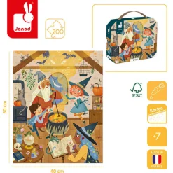 Puzzle w walizce Czary 200 elementów