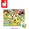 Puzzle w walizce Dzień na farmie 24 elementy 3+