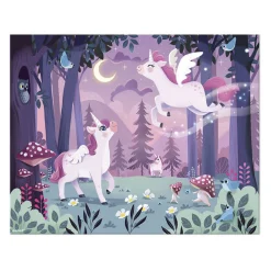 Puzzle w walizce Jednorożce 54 elementy 5+