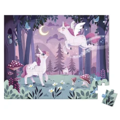 Puzzle w walizce Jednorożce 54 elementy 5+