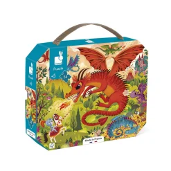 Puzzle w walizce Królestwo smoków 54 elementy 5+