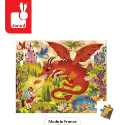 Puzzle w walizce Królestwo smoków 54 elementy 5+