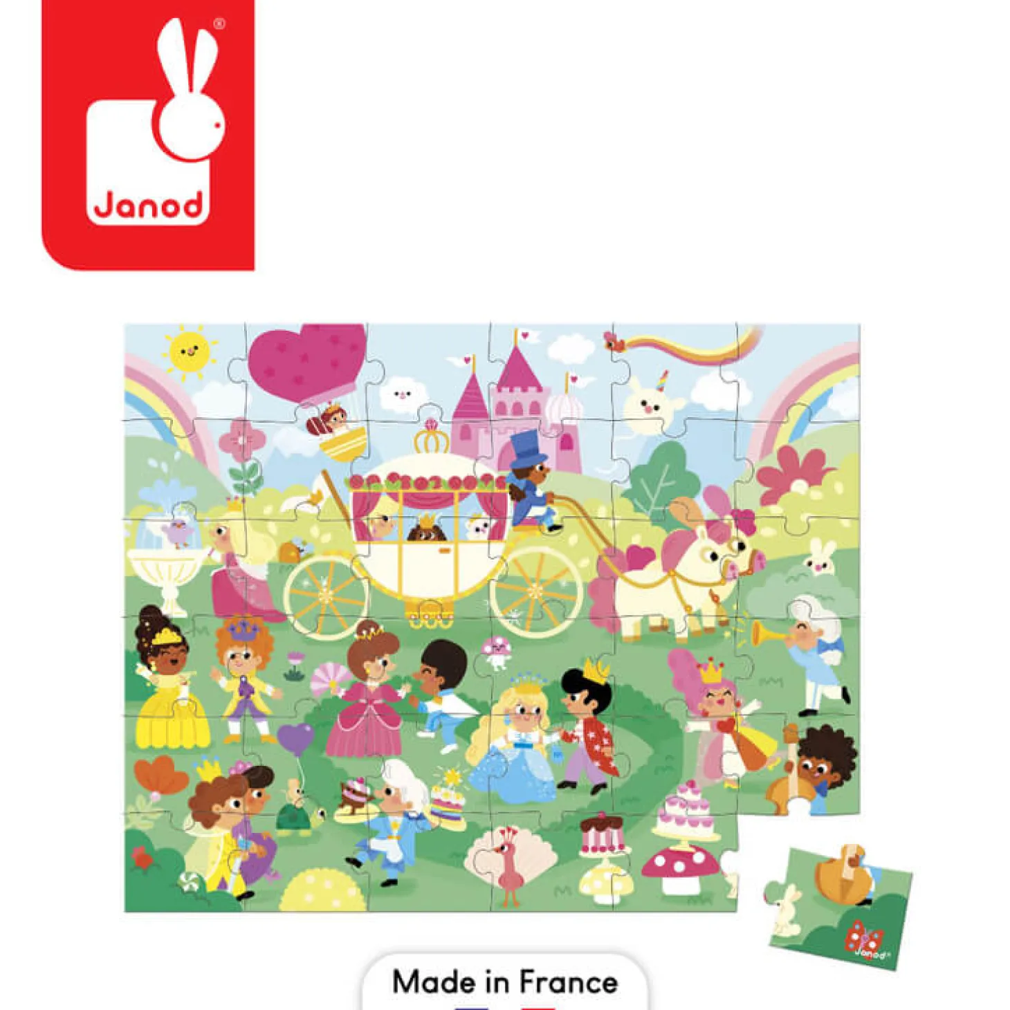 Puzzle w walizce Księżniczki 36 elementów 4+
