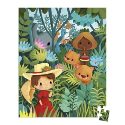 Puzzle w walizce Obraz inspirowany twórczością Rousseau 100 elementów 6+