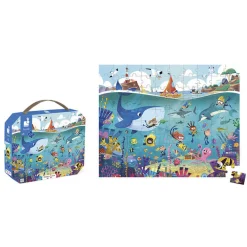 Puzzle w walizce Podwodny świat 100 elementów 6+
