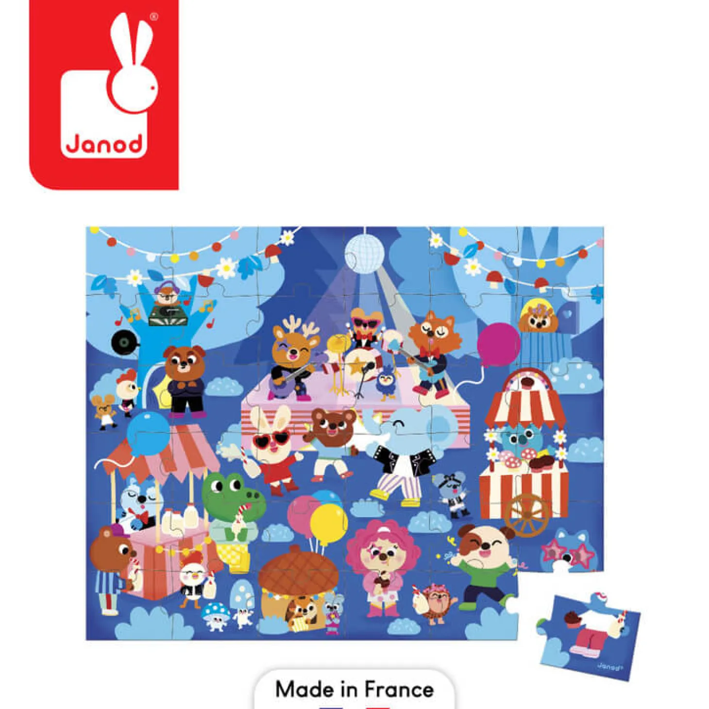 Puzzle w walizce Przyjęcie 36 elementów 4+