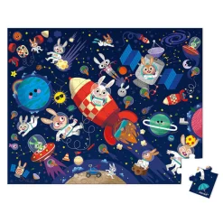 Puzzle w walizce Rakieta kosmiczna 54 elementy