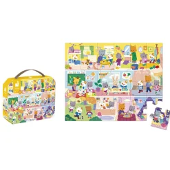 Puzzle w walizce Rytm dnia 24 elementy 3+