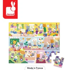 Puzzle w walizce Rytm dnia 24 elementy 3+