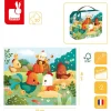 Puzzle w walizce Witajcie na farmie 20 elementów