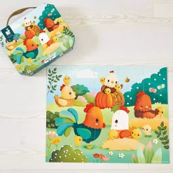 Puzzle w walizce Witajcie na farmie 20 elementów