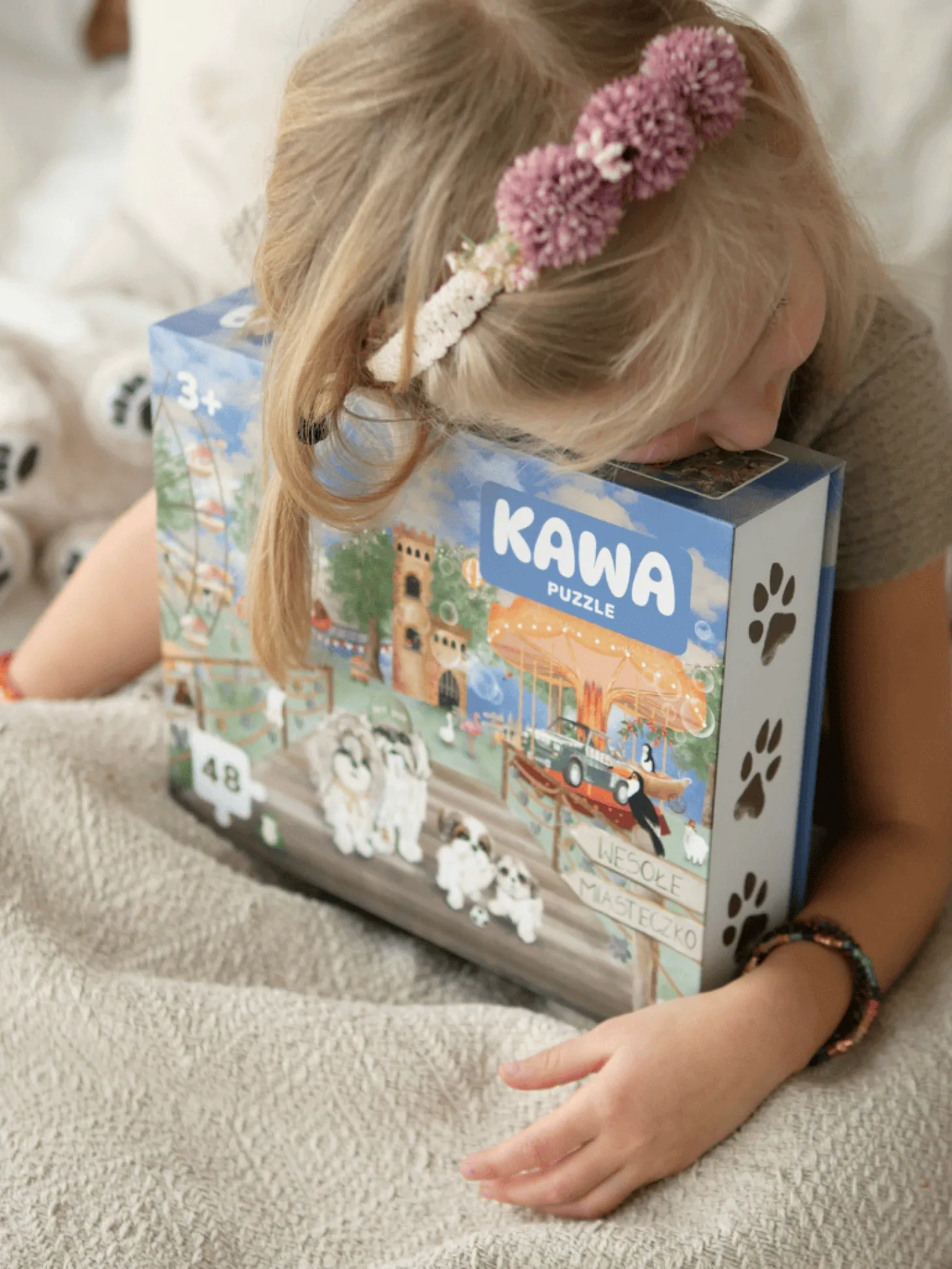 Puzzle XL prezentowe 48 elementów "Wesołe Miasteczko"