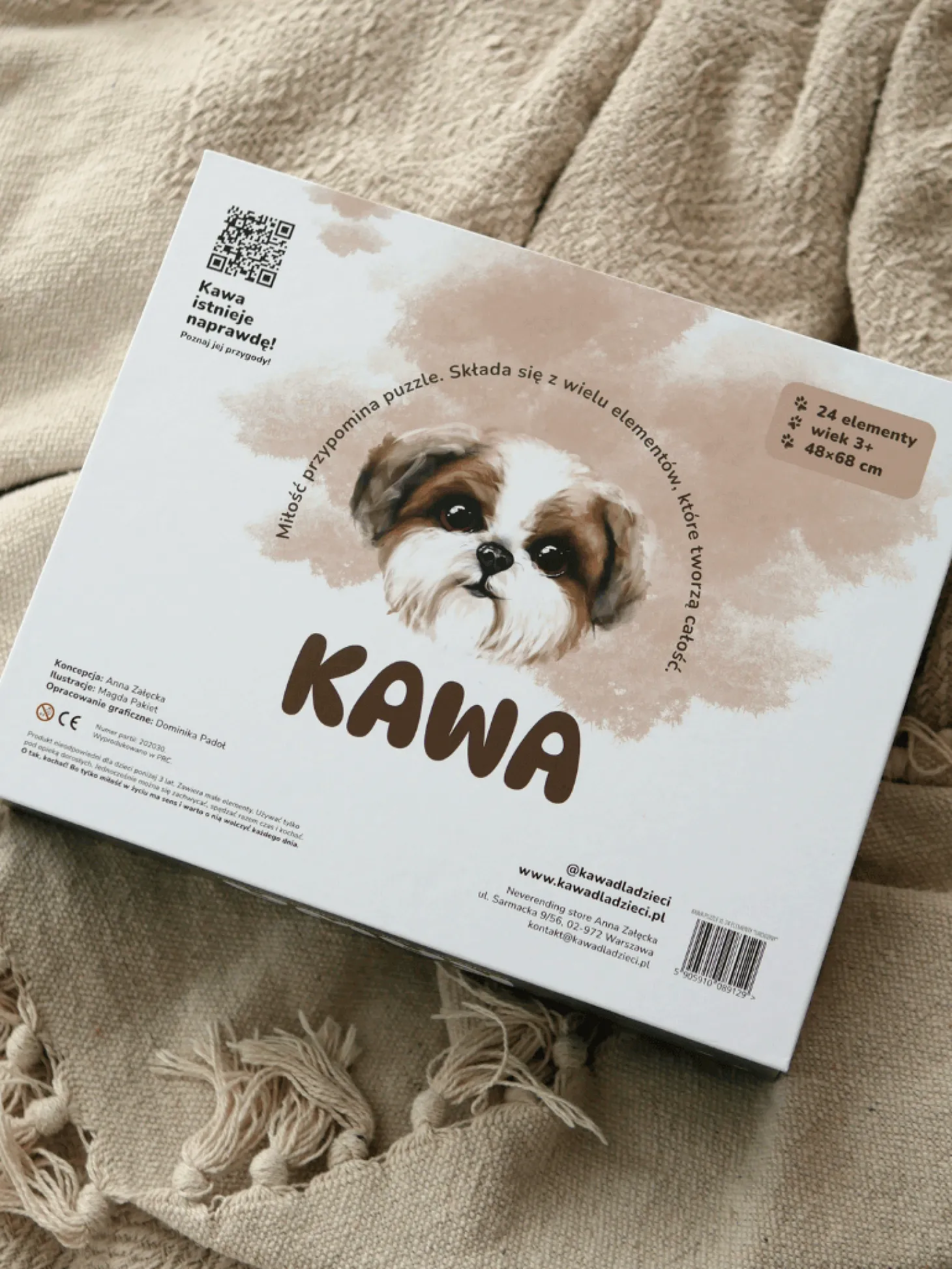 Puzzle XL prezentowe 24 elementy "Urodziny"