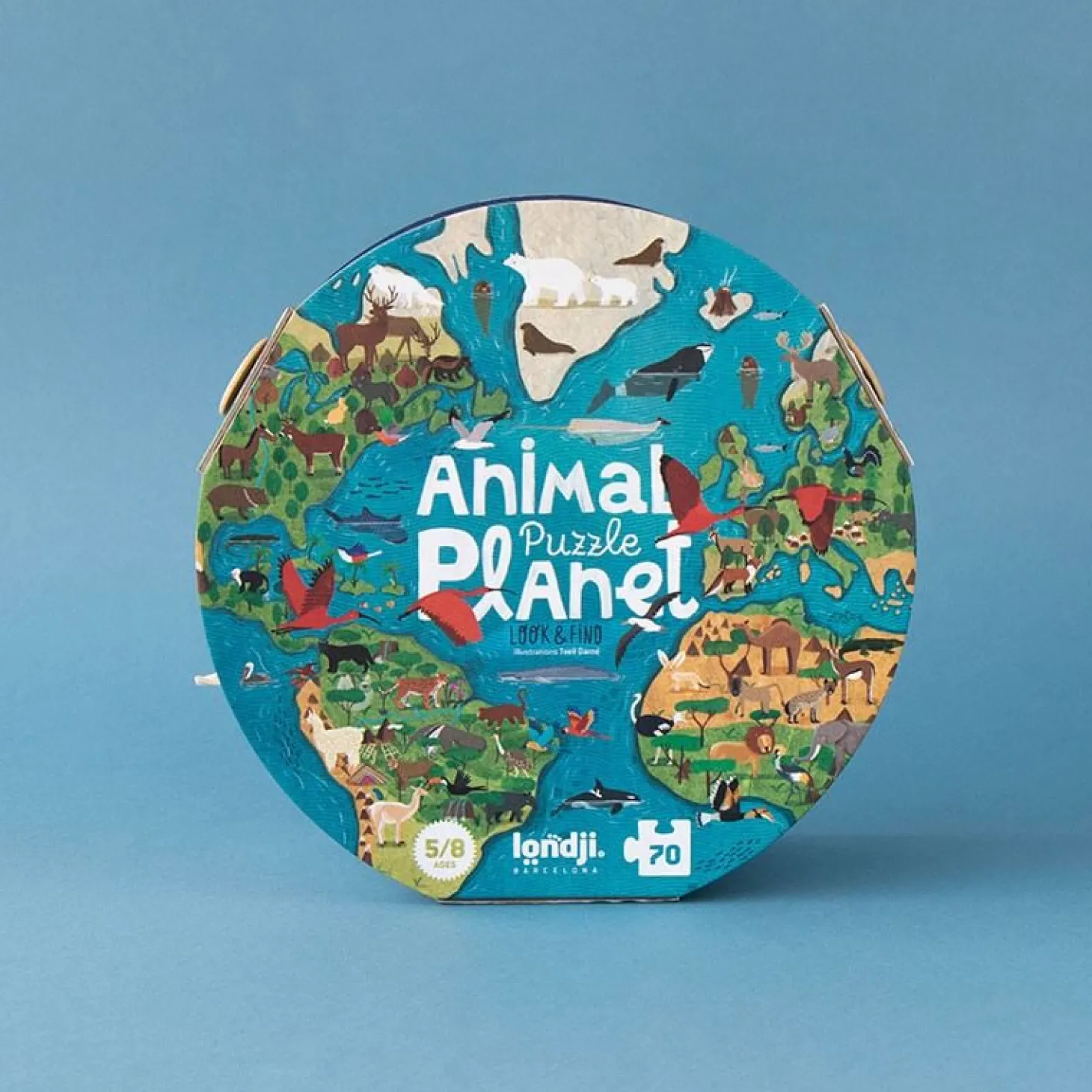 Puzzle z grą obserwacyjną Animal Planet