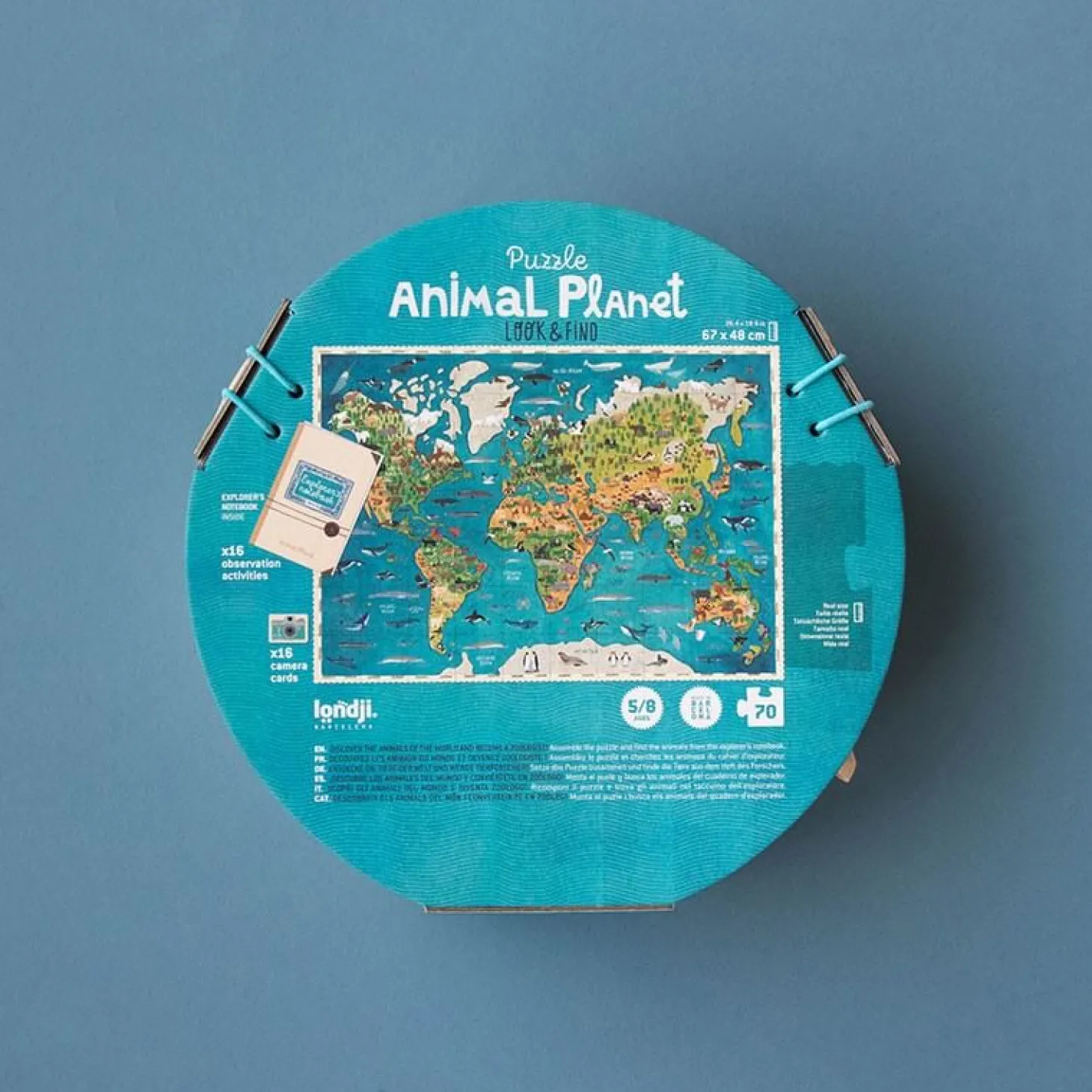 Puzzle z grą obserwacyjną Animal Planet