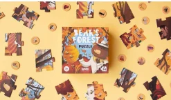 Puzzle z grą obserwacyjną Bear's Forest