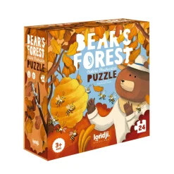 Puzzle z grą obserwacyjną Bear's Forest