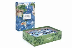 Puzzle z grą obserwacyjną Odkryj Świat