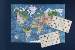 Puzzle z grą obserwacyjną Odkryj Świat