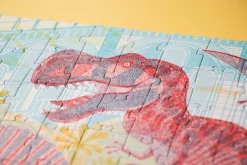 Puzzle z grą obserwacyjną Odkryj Dinozaury