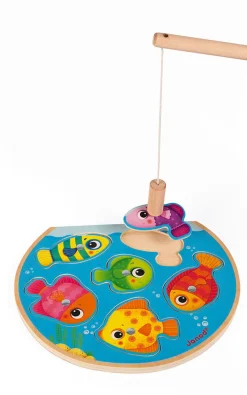 Puzzle z magnesami Szybkie rybki z wędką