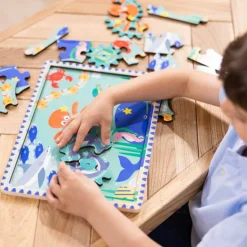 Puzzle z zębatkami Podwodny świat