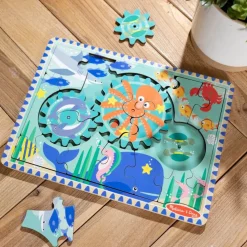 Puzzle z zębatkami Podwodny świat
