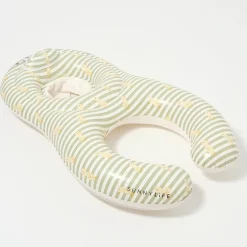 Pływający fotelik dla niemowląt Duck Sage Stripe