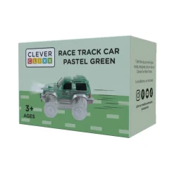 Race Track Car Pastel Green