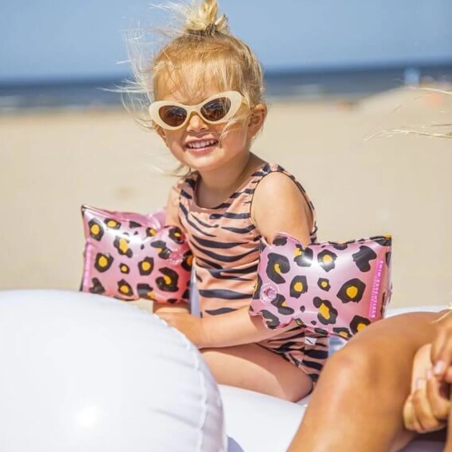Rękawki do pływania Rose Gold Leopard