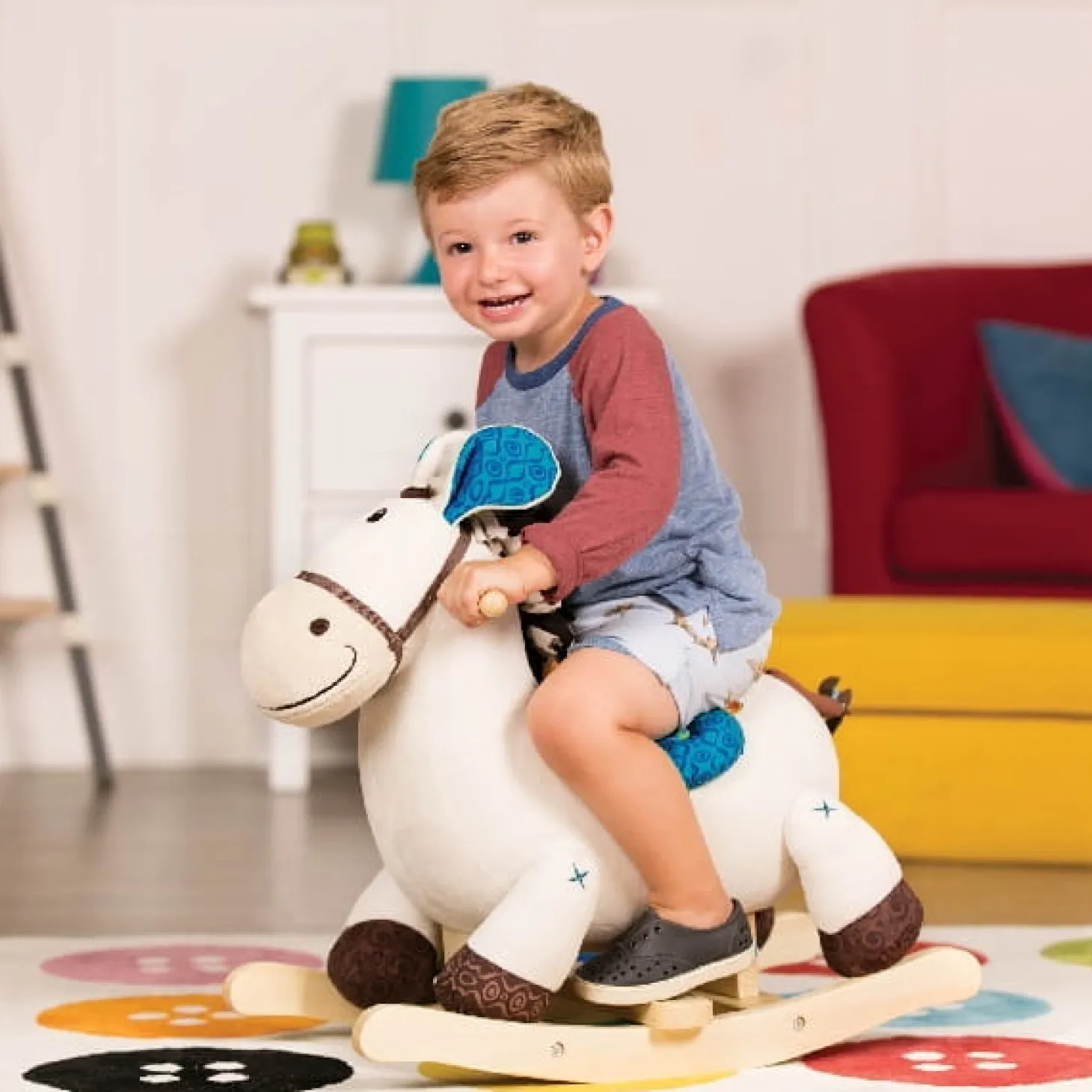 Rodeo Rocker Spotty – pluszowy KOŃ na biegunach
