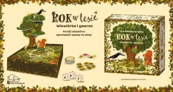 Rok w lesie. Wiewiórka i gawron