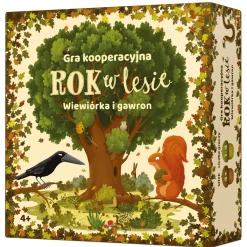 Rok w lesie. Wiewiórka i gawron
