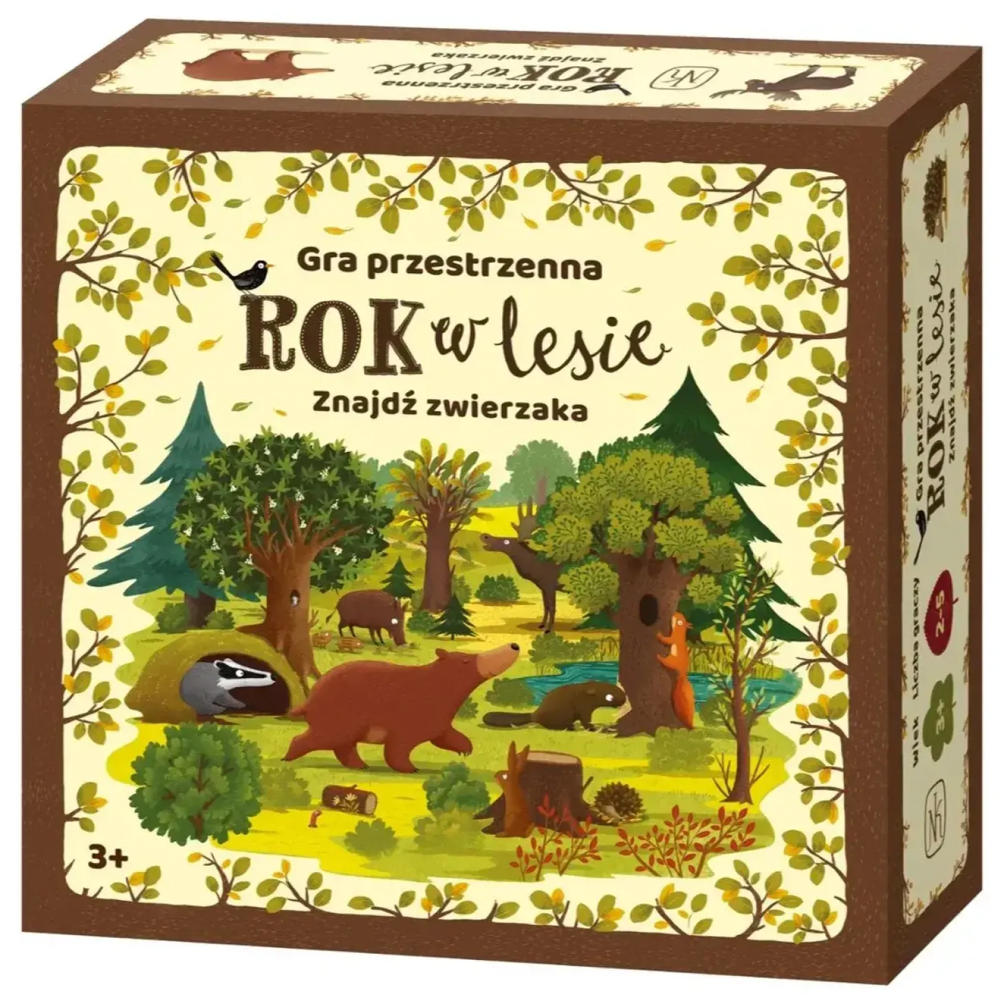 Rok w lesie. Znajdź zwierzaka